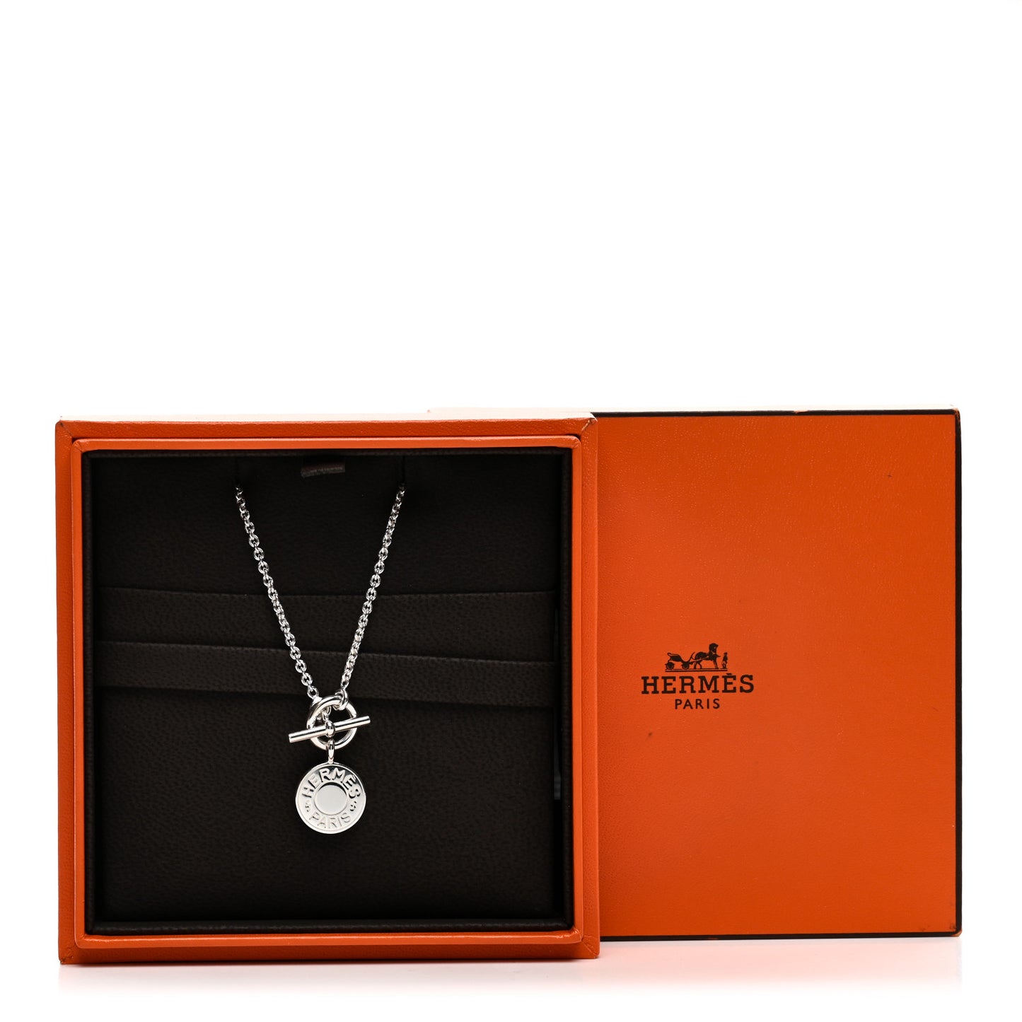 Sterling Silver Amulettes H Confettis Pendant Necklace