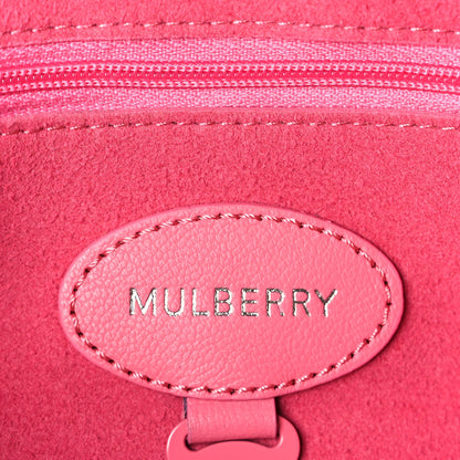 Mulberry Classic Grain Medium Lily Flap Geranium Pink Geranium Pink 5 of 8