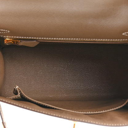 Hermes Epsom Kelly Sellier 25 Etoupe 5 of 13