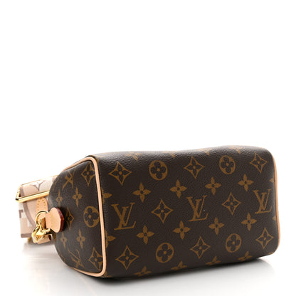 Louis Vuitton Monogram Speedy Bandouliere 20 Beige 4 of 11