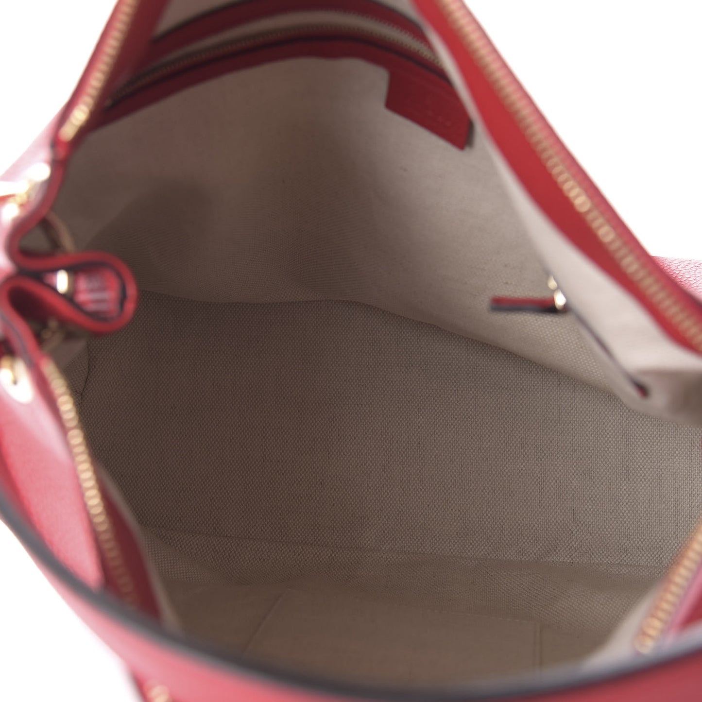 Pebbled Calfskin Large Soho Hobo Tabasco Red
