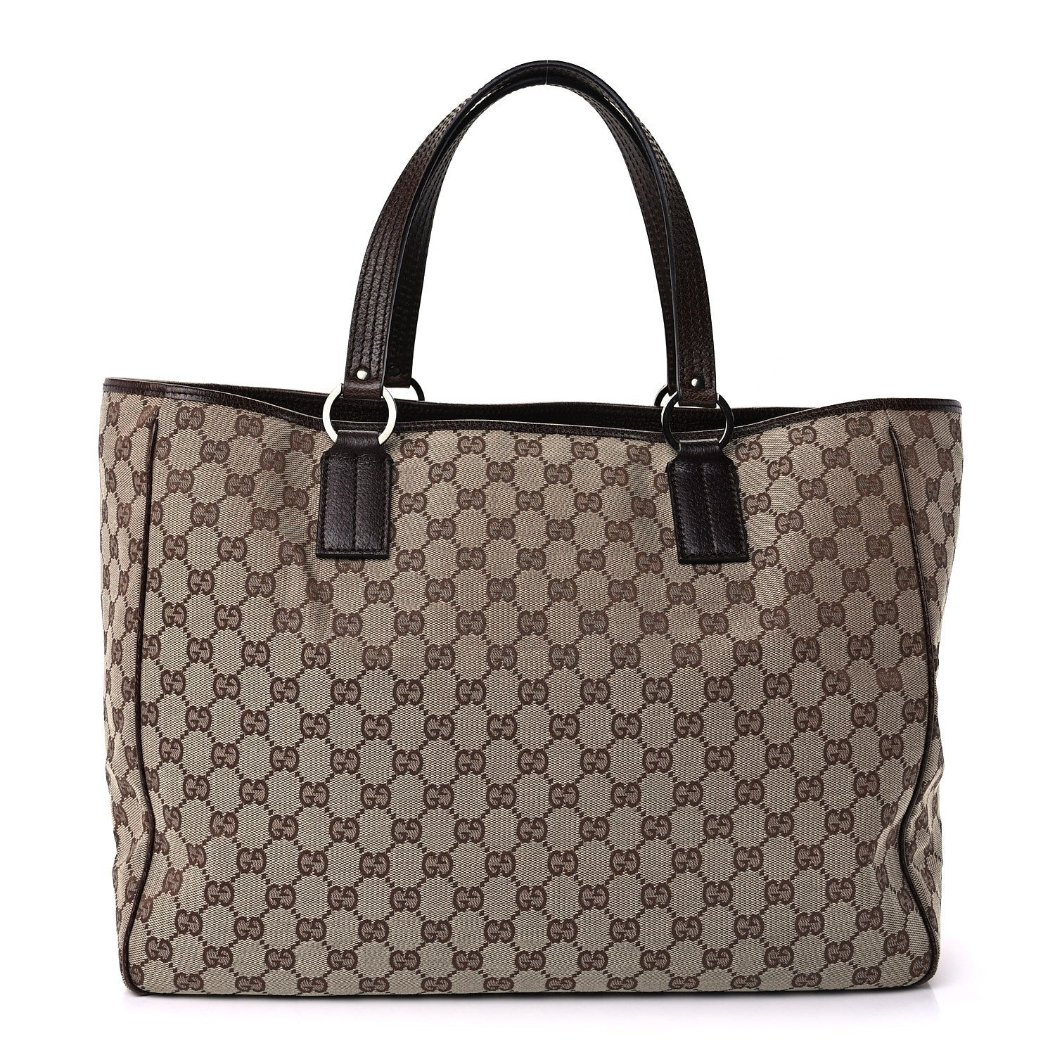 Gucci Monogram Medium Tote  Dark Brown 1 of 8