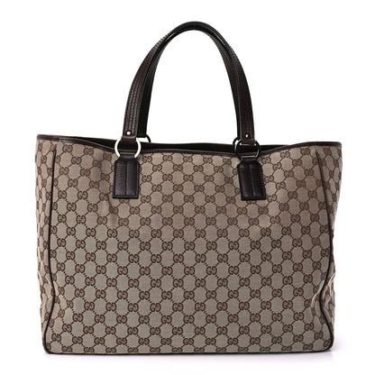 Gucci Monogram Medium Tote  Dark Brown 1 of 8