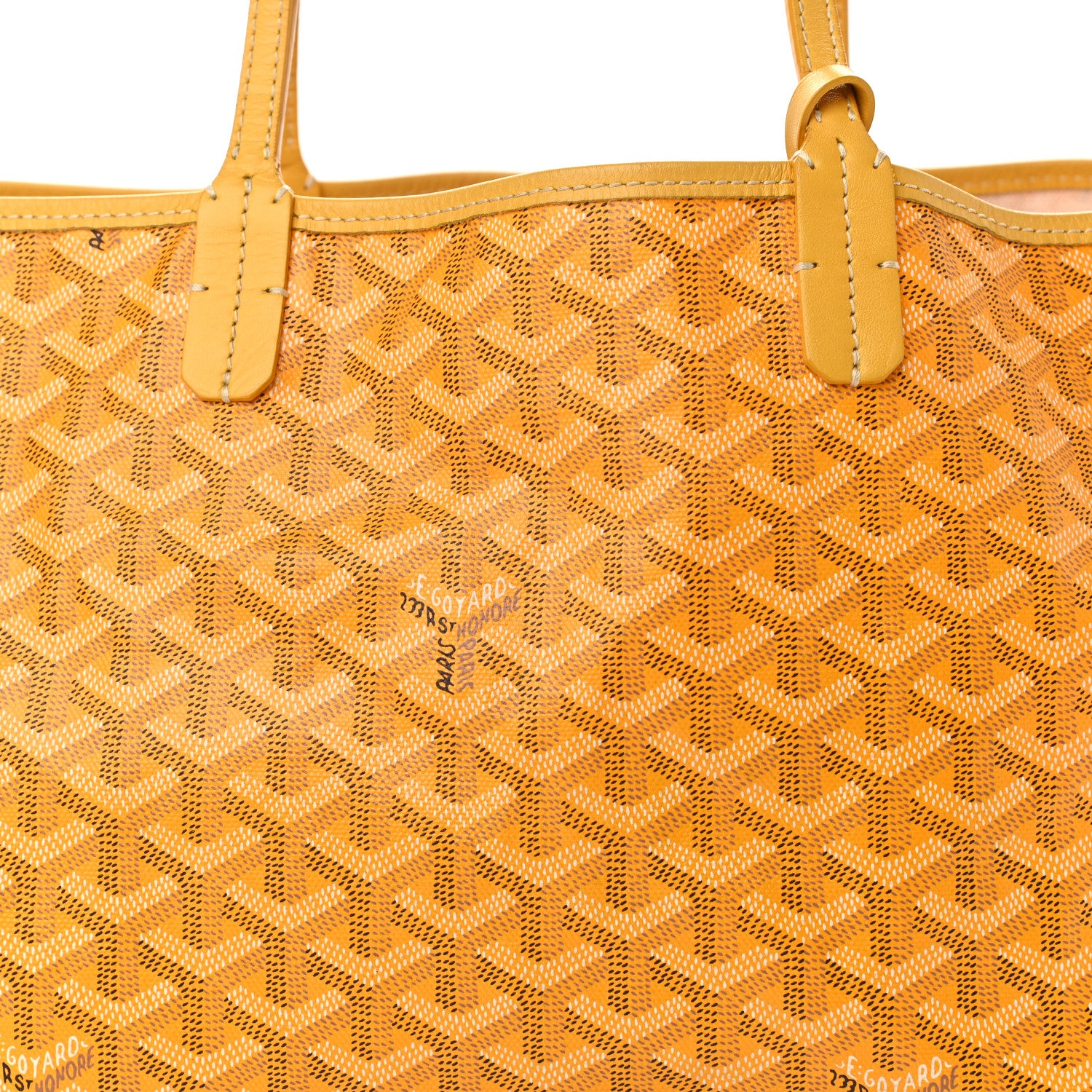 Goyard Goyardine Saint Louis PM Yellow 9 of 14