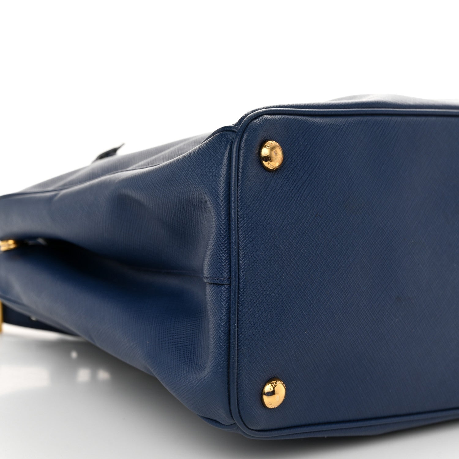 Prada Saffiano Medium Galleria Double Zip Tote Bluette 10 of 11