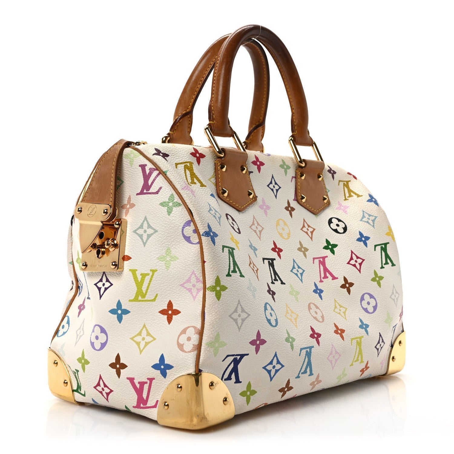 Louis Vuitton Monogram Speedy 30 White 3 of 7