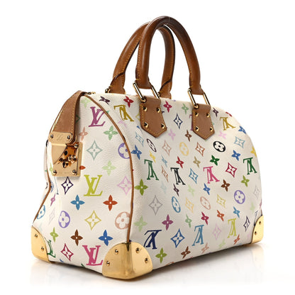 Louis Vuitton Monogram Speedy 30 White 3 of 7