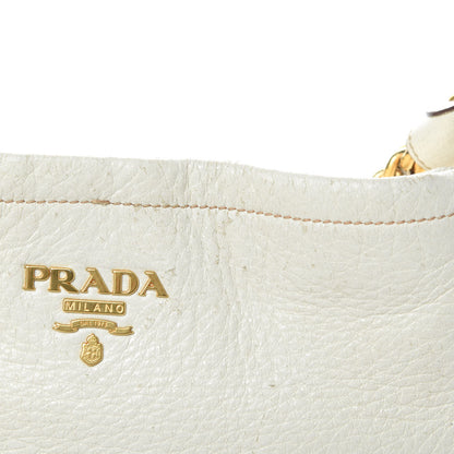 Prada Cervo Lux Chain Shoulder Bag Talco 15 of 20