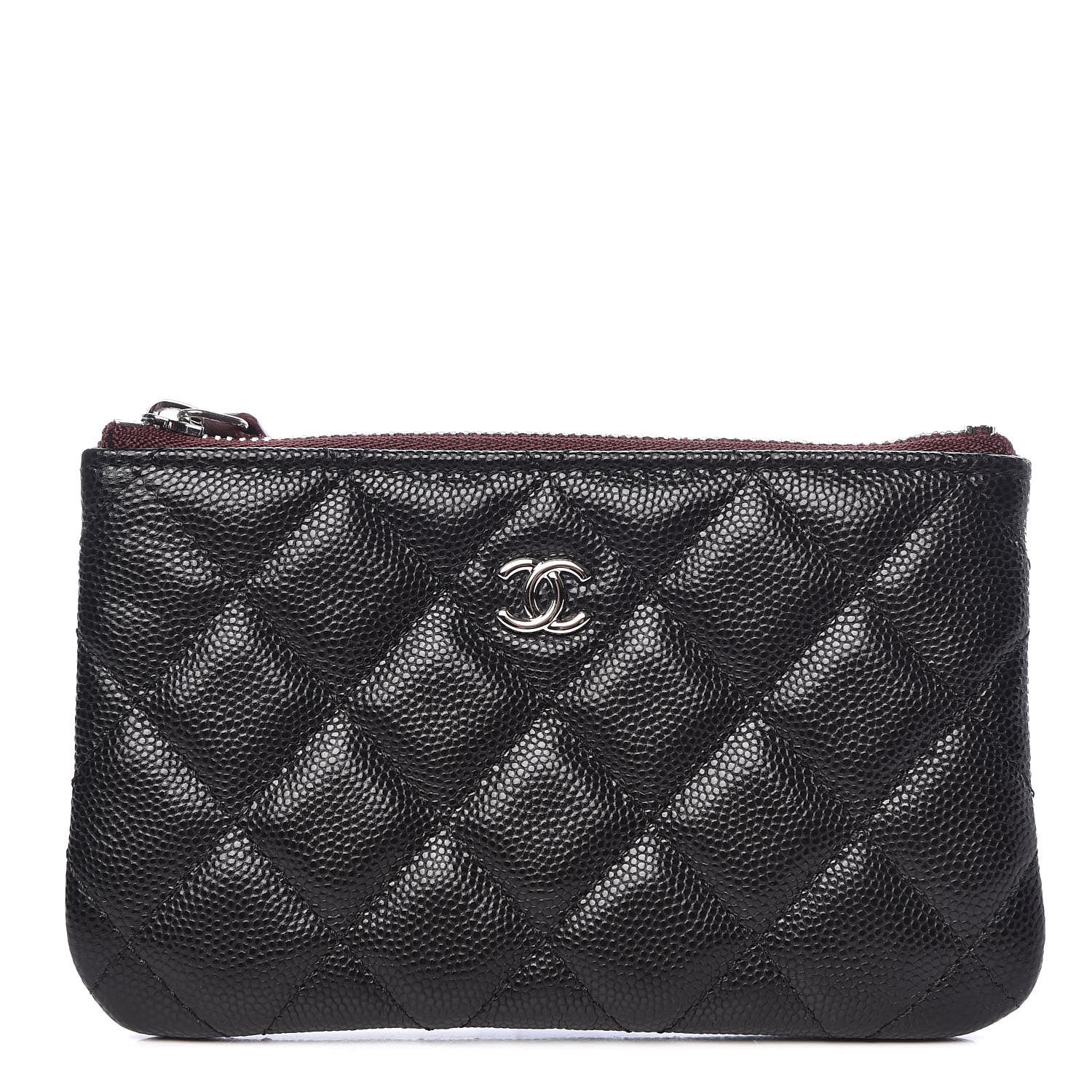 Chanel Caviar Quilted Small Cosmetic Case Black 1 of 7
