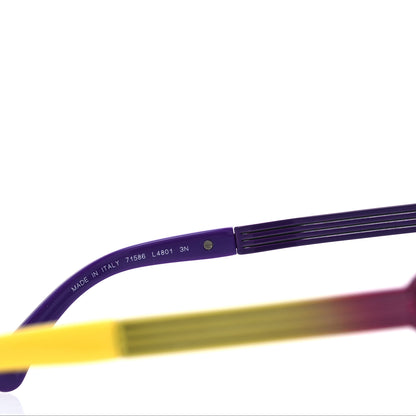 Chanel Metal Graphic Lines Shield Sunglasses 71586 Purple Pink 5 of 7