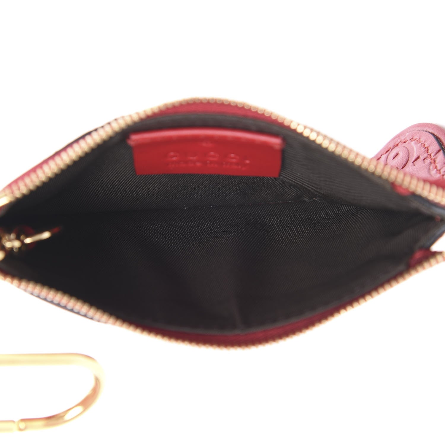 Gucci Guccissima Key Case Hibiscus Red 4 of 7