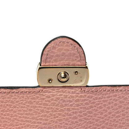 Gucci Dollar Calfskin Interlocking G Chain Wallet Soft Pink 6 of 10