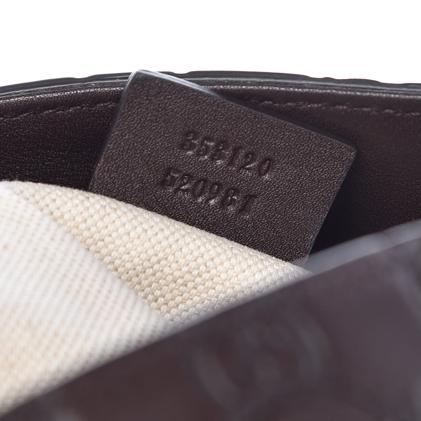 Guccissima Medium Bree Foldover Tote Chocolate