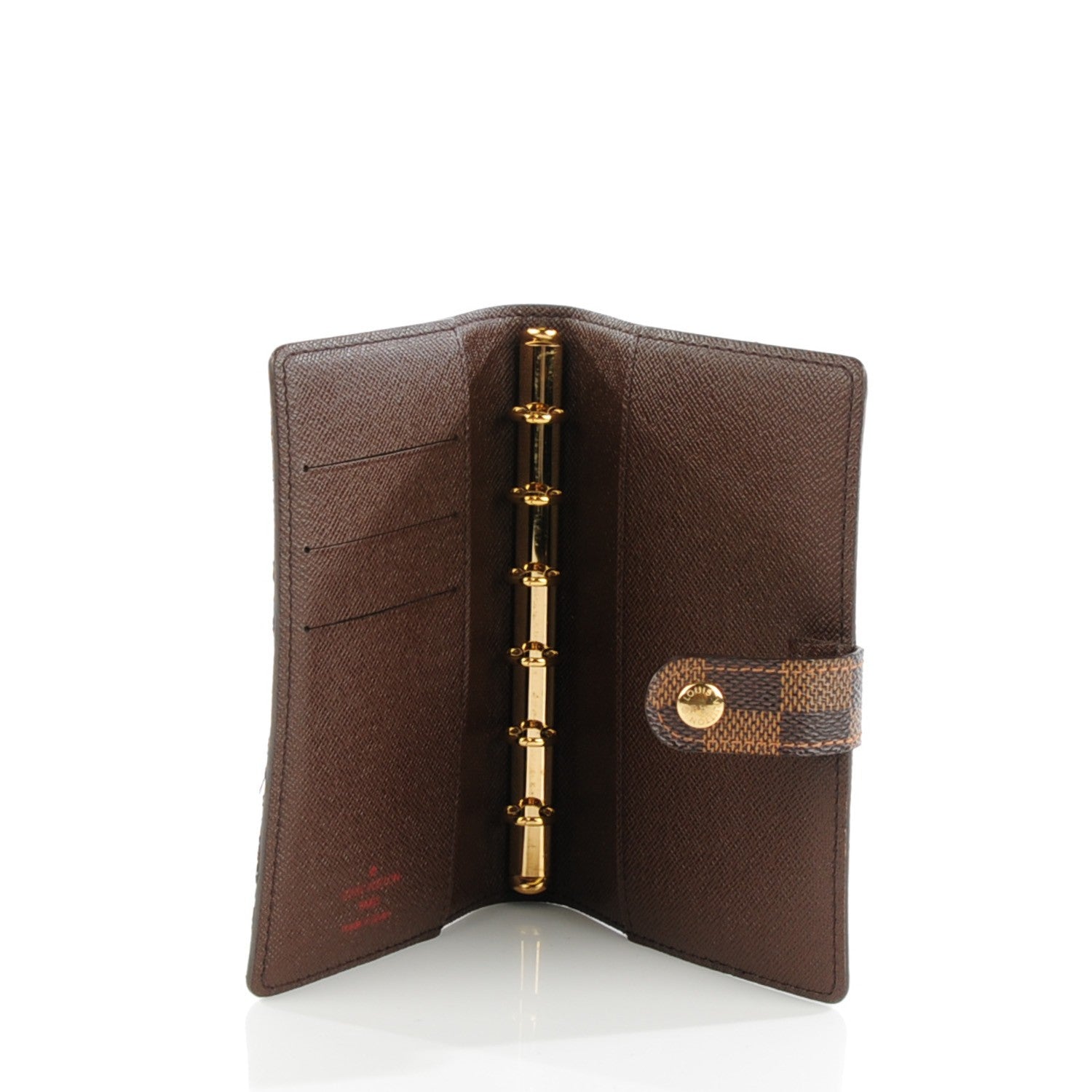 Louis Vuitton Damier Ebene Small Ring Agenda Cover 5 of 7