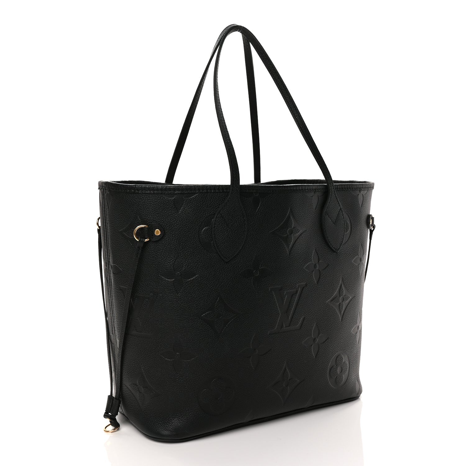 Louis Vuitton Empreinte Monogram Giant Neverfull MM Black 3 of 9