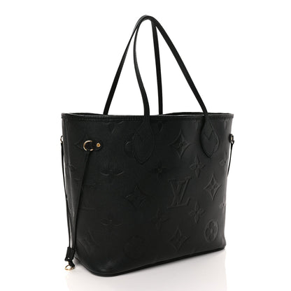 Louis Vuitton Empreinte Monogram Giant Neverfull MM Black 3 of 9