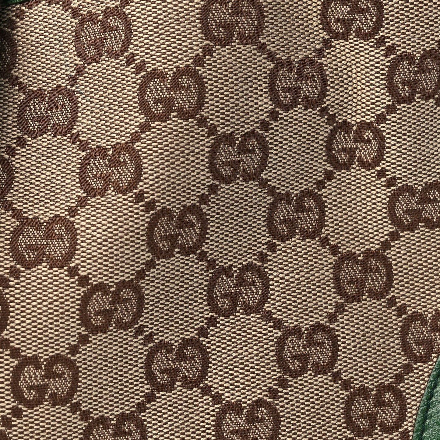 Monogram Web Junco Small Hobo Green
