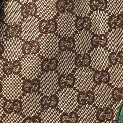 Gucci Monogram Web Junco Small Hobo Green 7 of 13