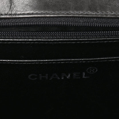 Chanel Lambskin Patent CC Flap Bag  Black 5 of 9