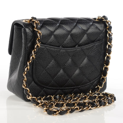 Chanel Caviar Quilted Mini Square Flap Black 3 of 8