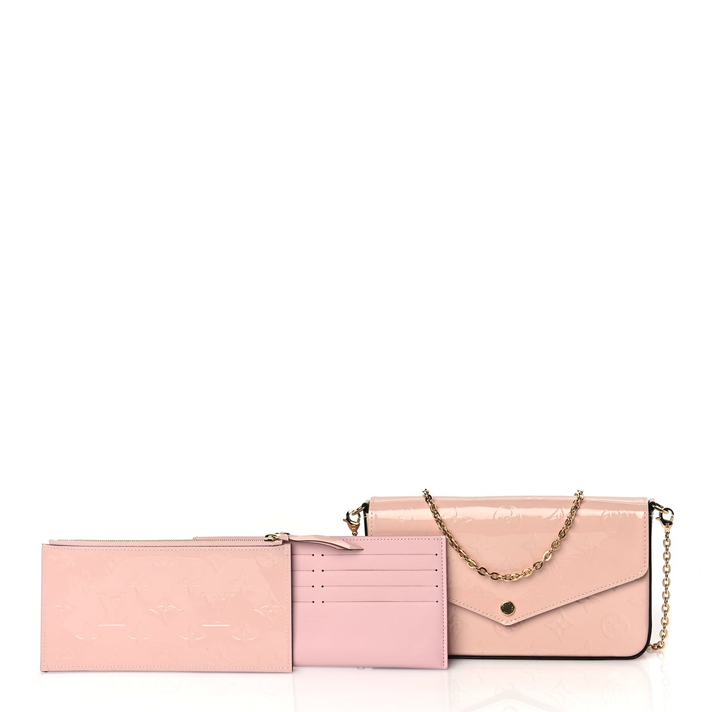 Vernis Felicie Chain Wallet  Rose Ballerine