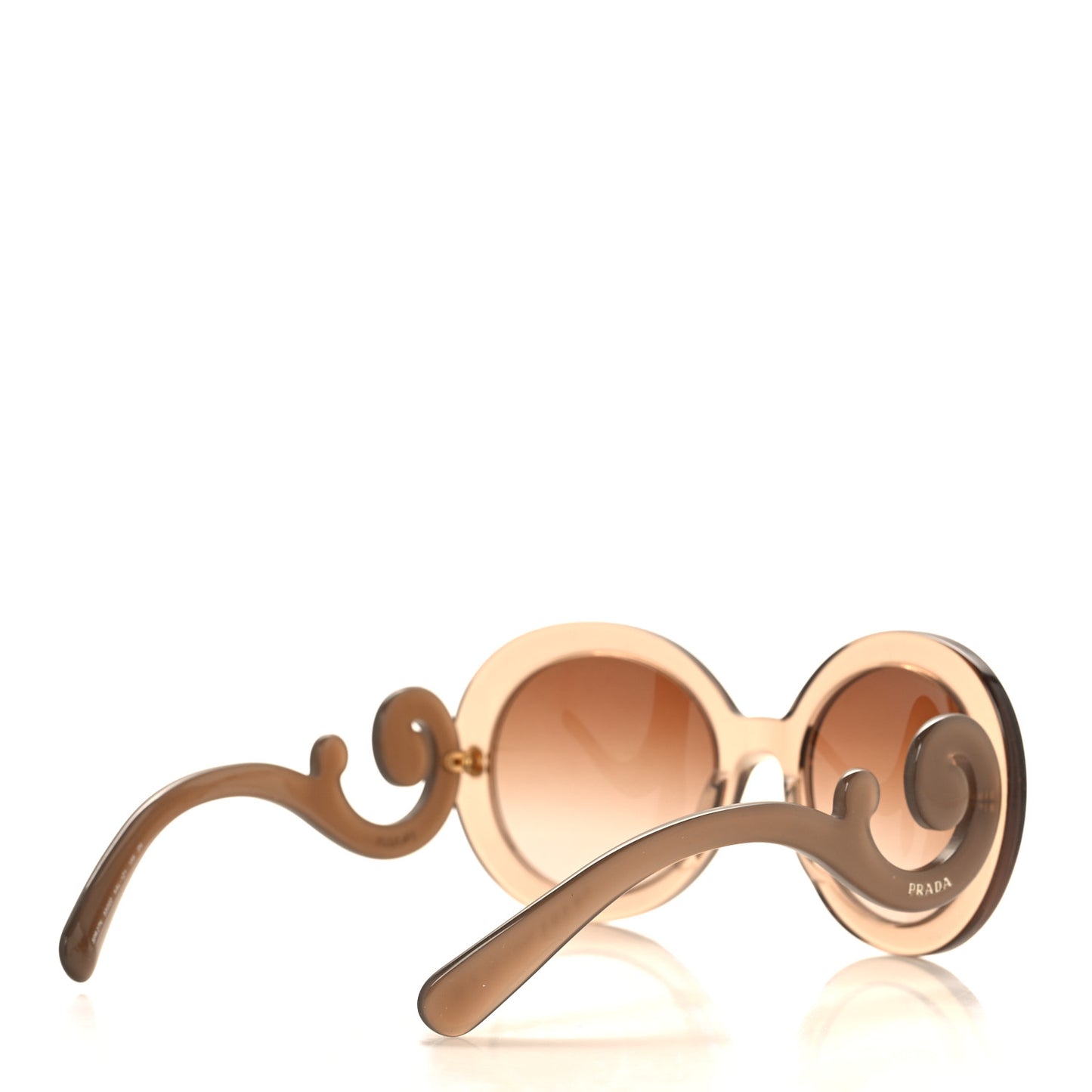 Acetate Baroque Sunglasses SPR 27N Beige