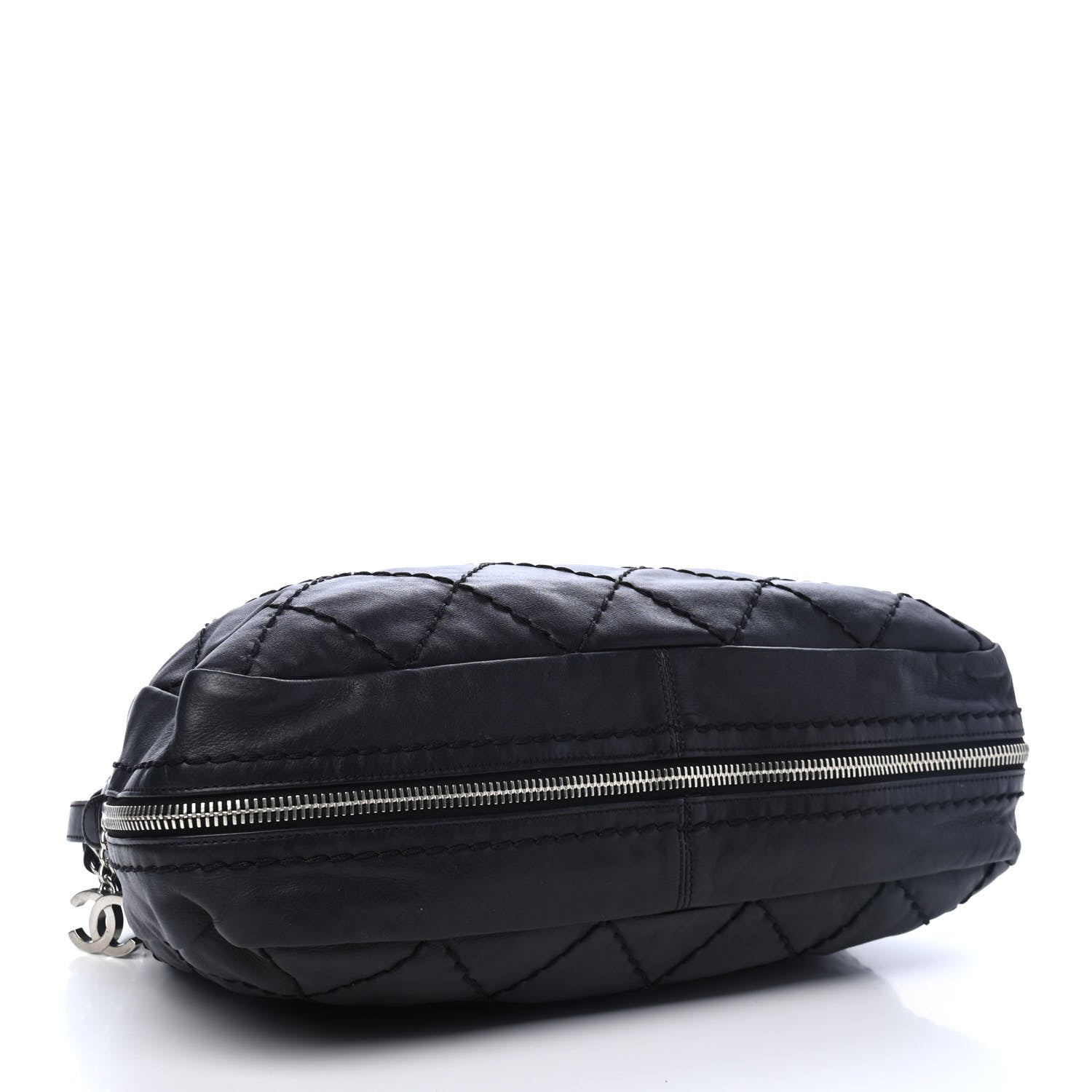 Chanel Lambskin Expandable Tote Black 3 of 4