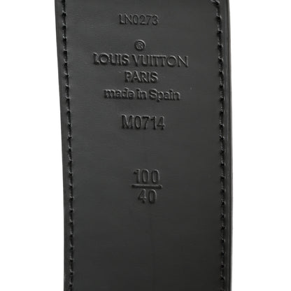 Louis Vuitton Calfskin Monogram Eclipse 40mm Shake LV Initiales Reversible Belt 100 40 6 of 7