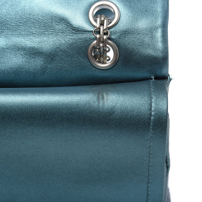 Chanel Metallic Calfskin Quilted 2.55 Reissue 227 Flap Turquoise 10 of 14