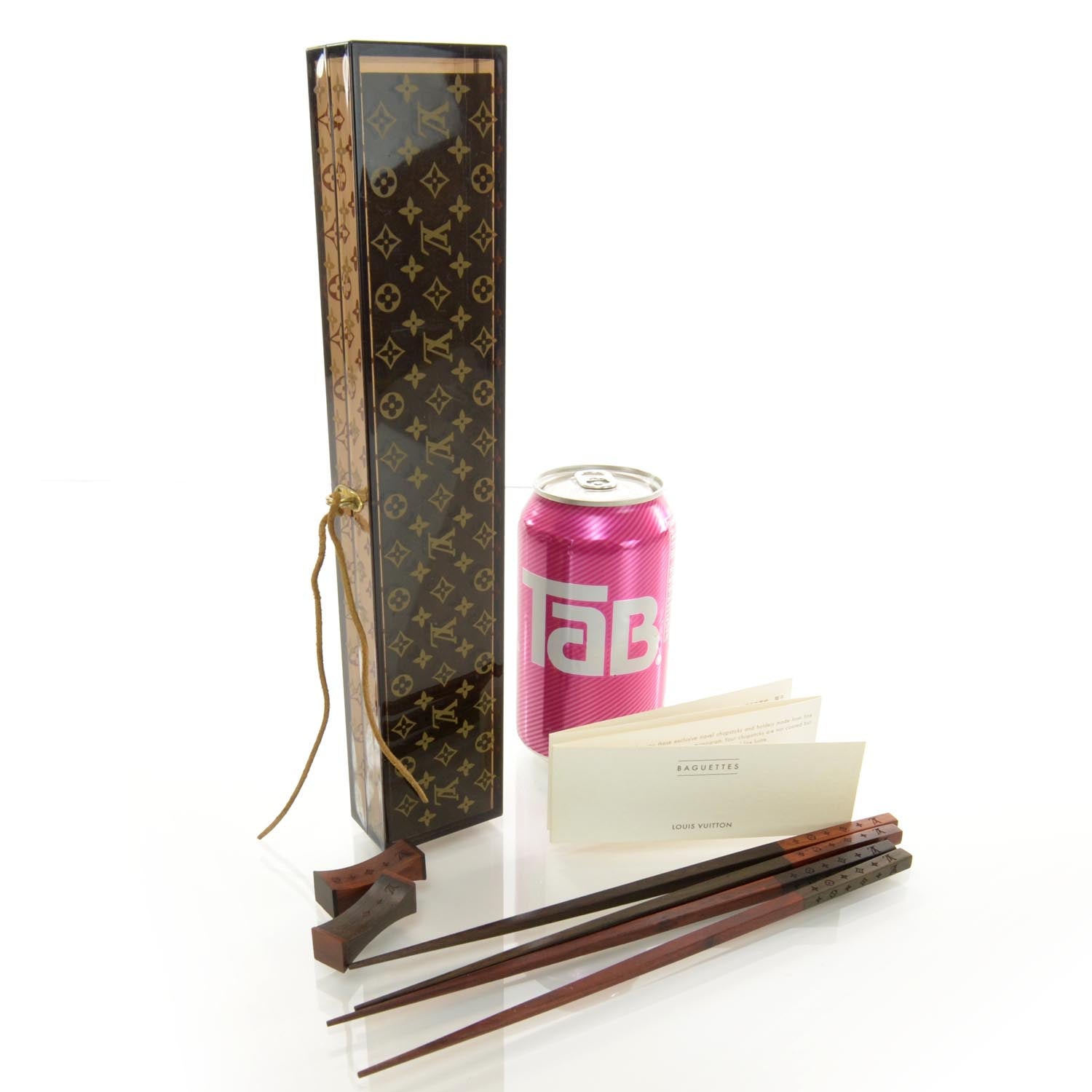 Louis Vuitton Rosewood Monogram Chopsticks 2 of 4
