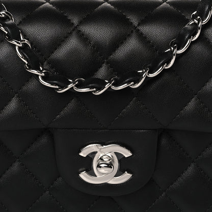 Chanel Lambskin Quilted Mini Rectangular Flap Black 8 of 11