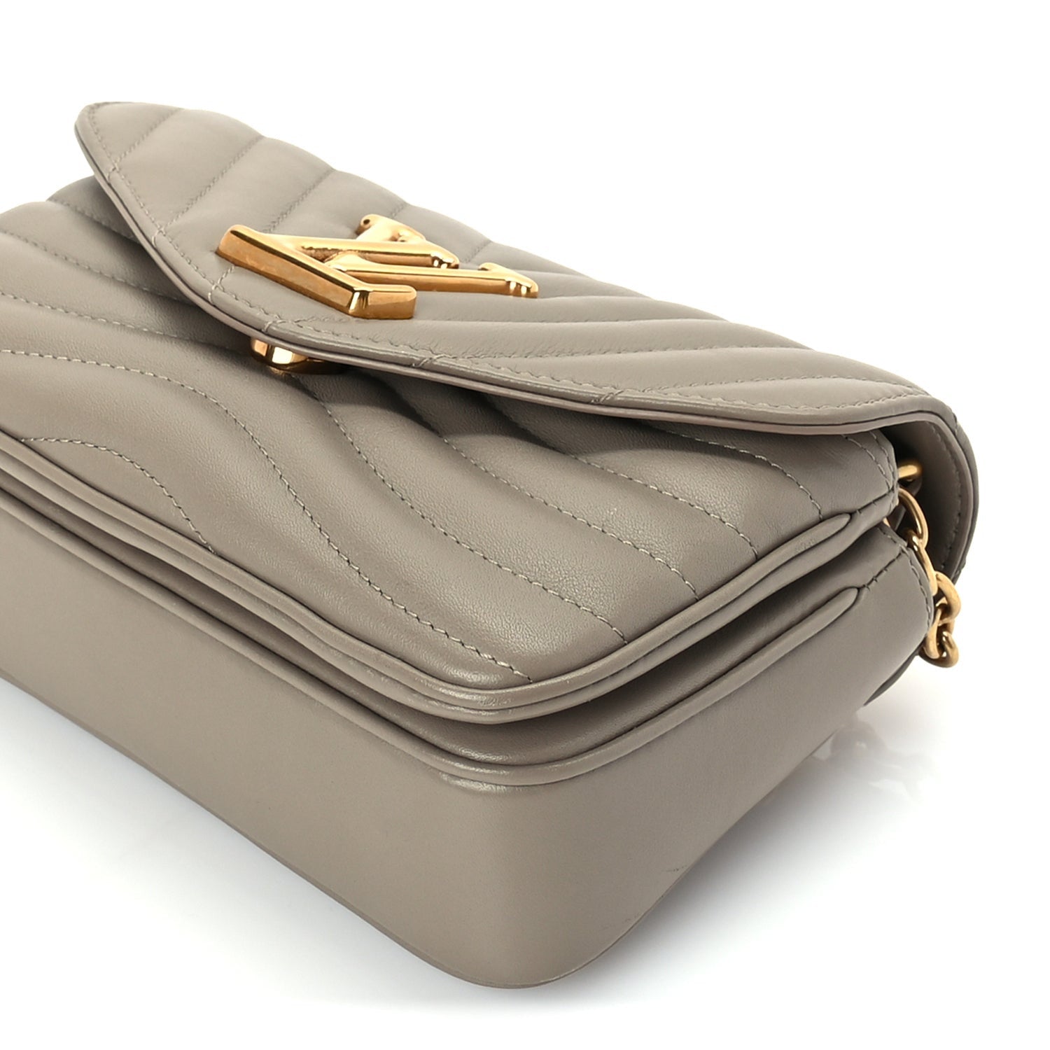 Louis Vuitton Calfskin New Wave Chain PM NM Taupe 8 of 8