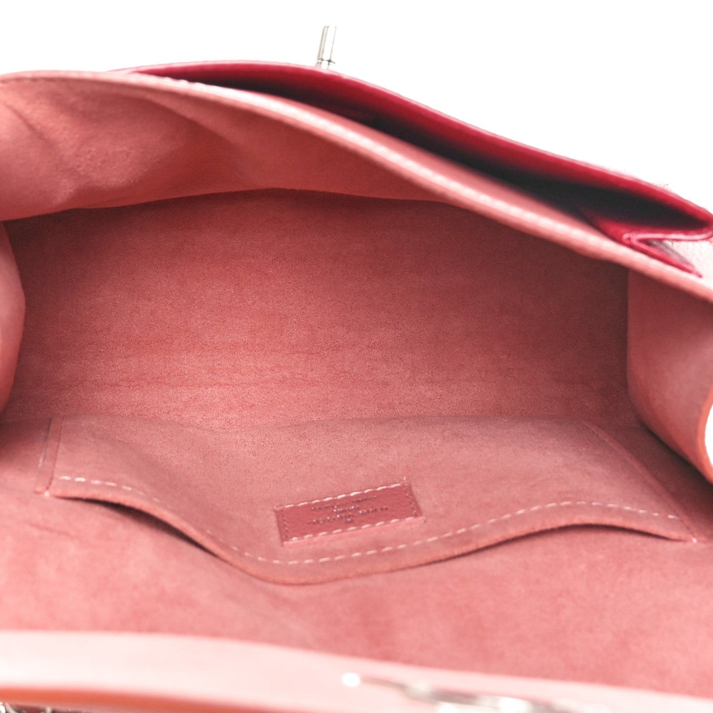 Soft Calfskin Mylockme Chain Bag BB Rose Boudoir Lie De Vin