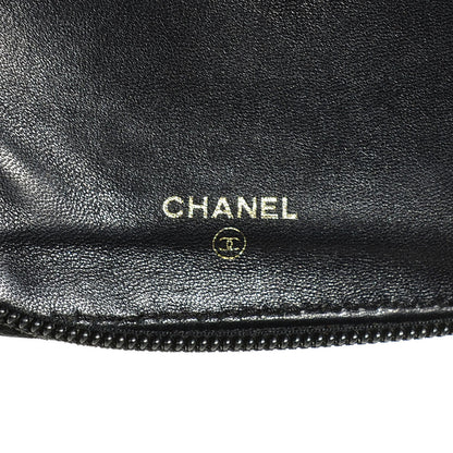 Chanel Caviar Timeless Zip Around Wallet Black 6 of 8