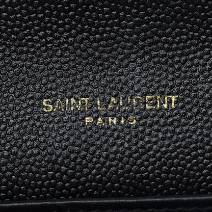 Saint Laurent Grain De Poudre Uptown Chain Wallet Black 6 of 10