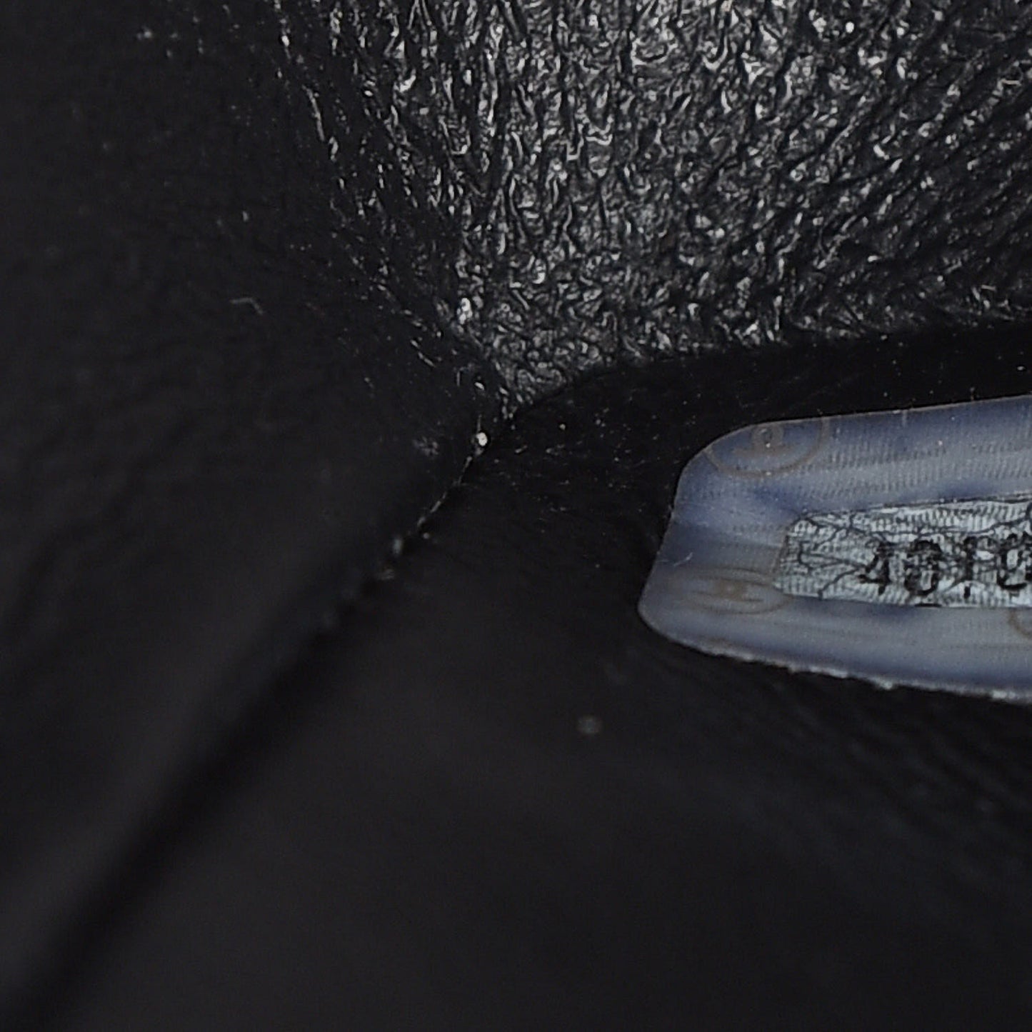 Patent Quilted Jumbo Single Flap Black