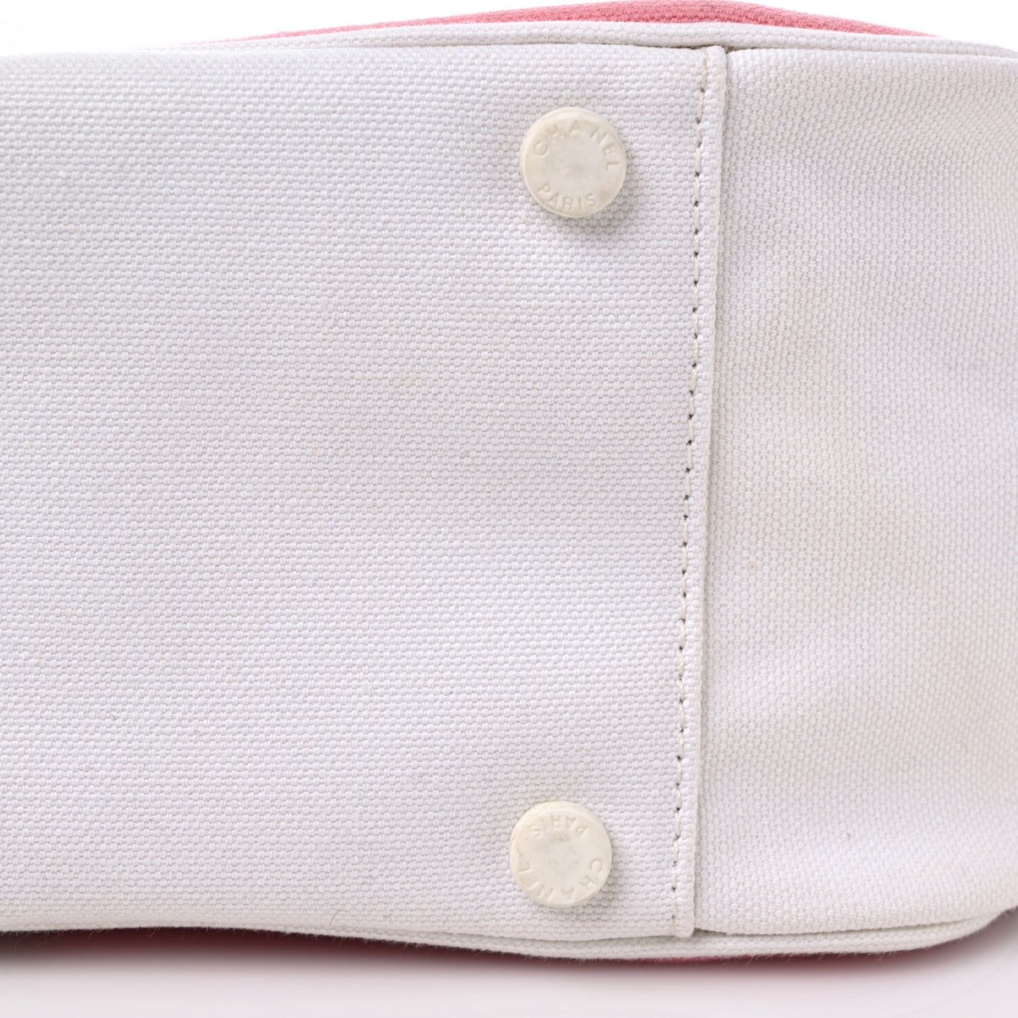 Canvas CC Handbag Pink White