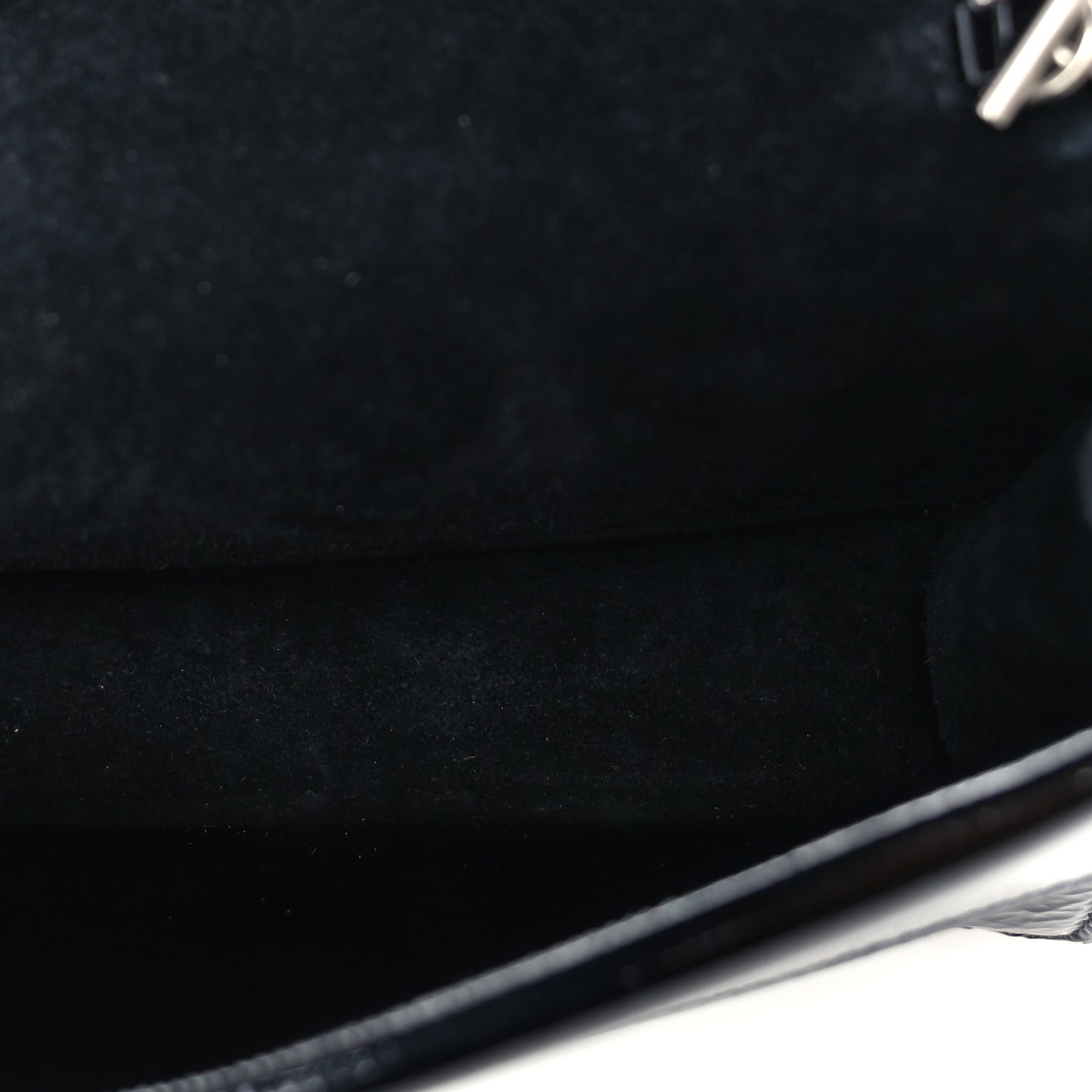 Crinkled Patent Mini Dionysus Shoulder Bag Black