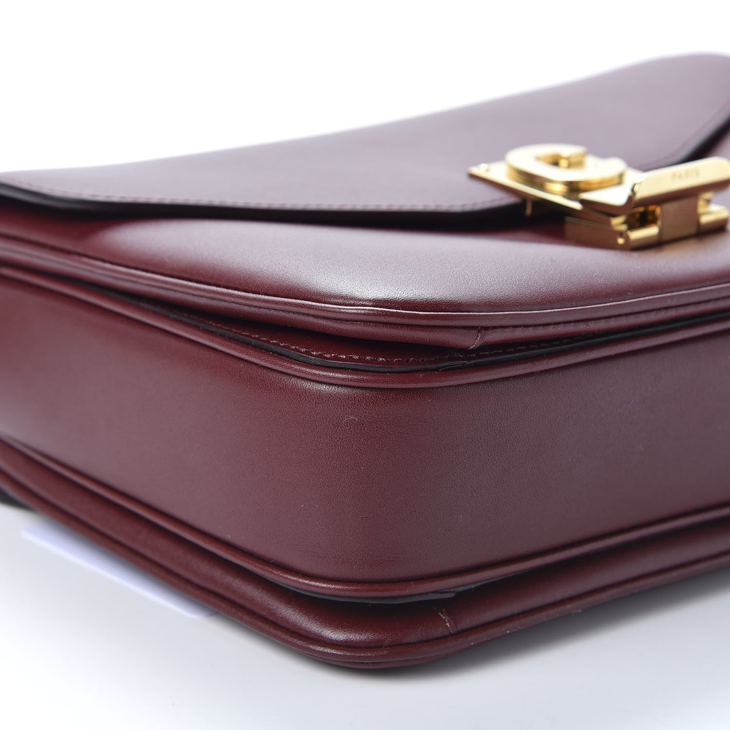 Celine Shiny Calfskin Medium C Bag Light Burgundy 5 of 9