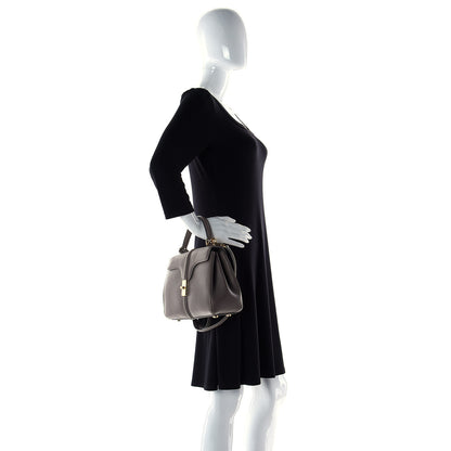 Celine Grained Calfskin Small 16 Top Handle Bag Pebble 3 of 14