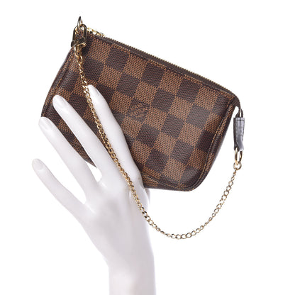 Louis Vuitton Damier Ebene Mini Pochette Accessories 2 of 8