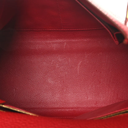 Hermes Togo Kelly Retourne 32 Rouge Casaque 5 of 10