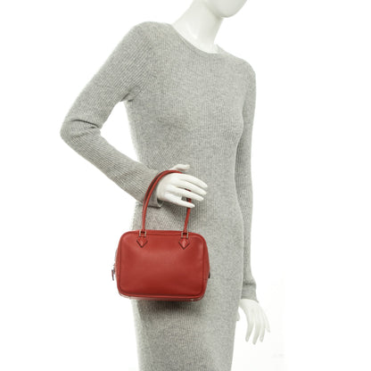 Hermes Epsom Plume 21 Rouge Casaque 2 of 7