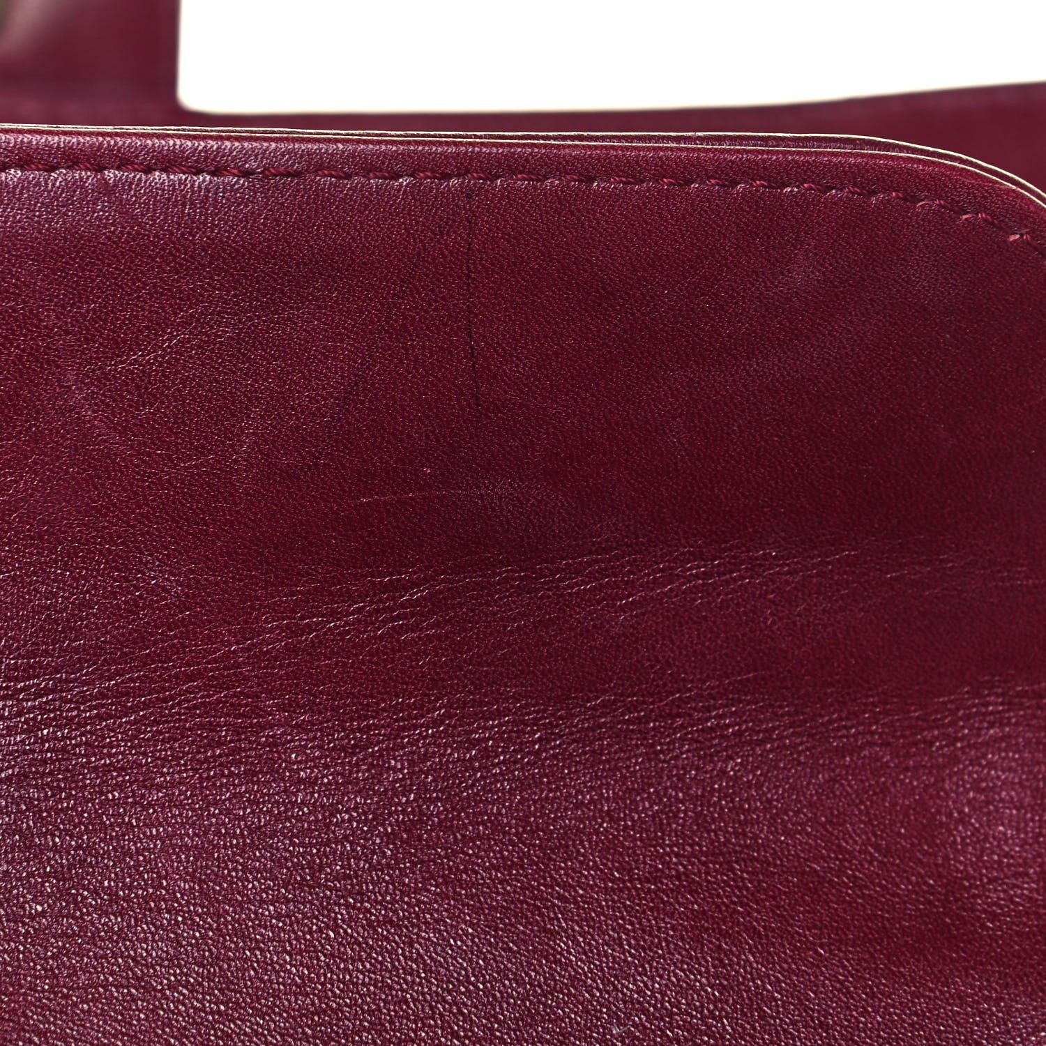 Chanel Glazed Calfskin Quilted Large Perfect Edge Flap Red 13 of 25