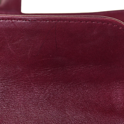 Chanel Glazed Calfskin Quilted Large Perfect Edge Flap Red 13 of 25