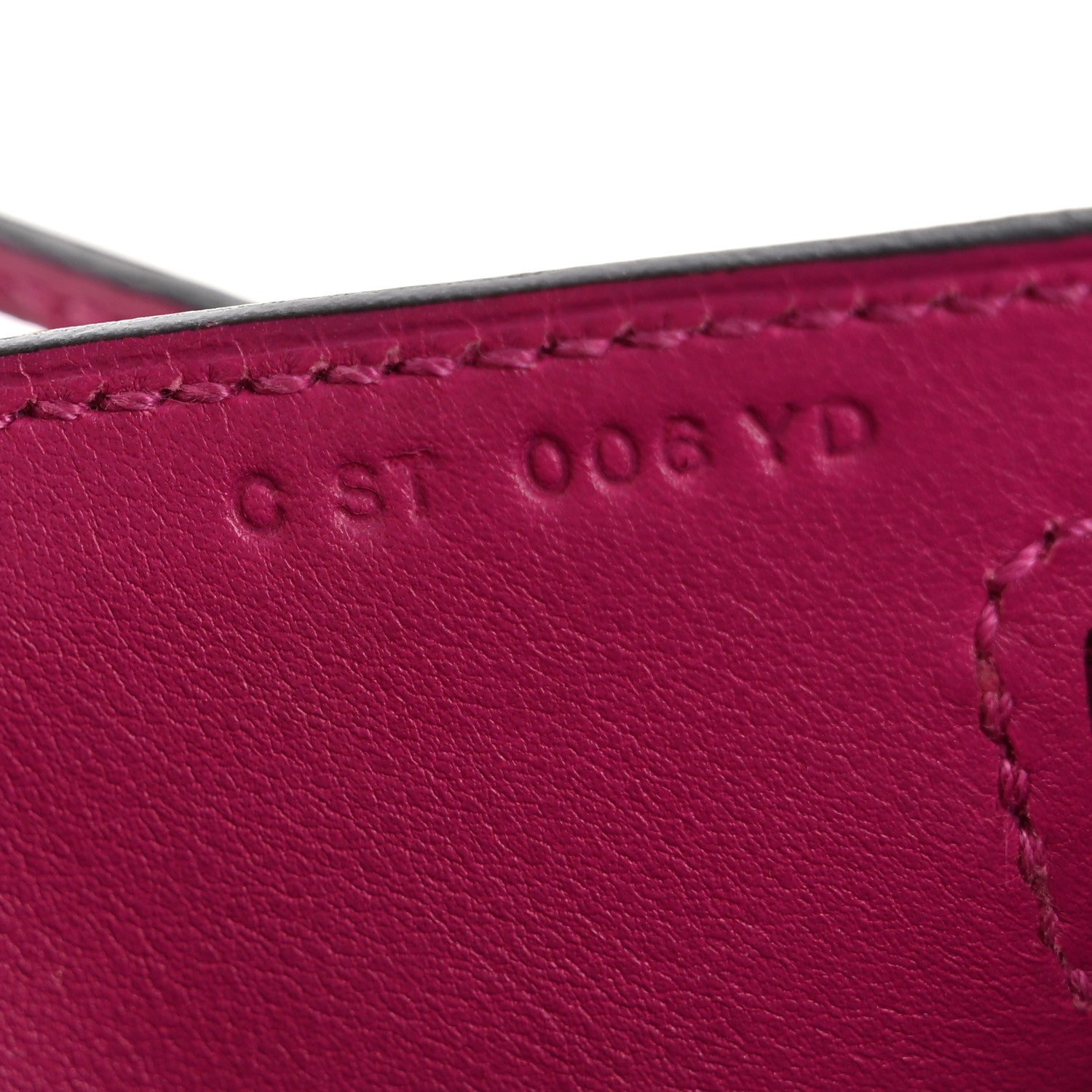 Hermes Swift Kelly Pochette Clutch Rose Pourpre 7 of 9