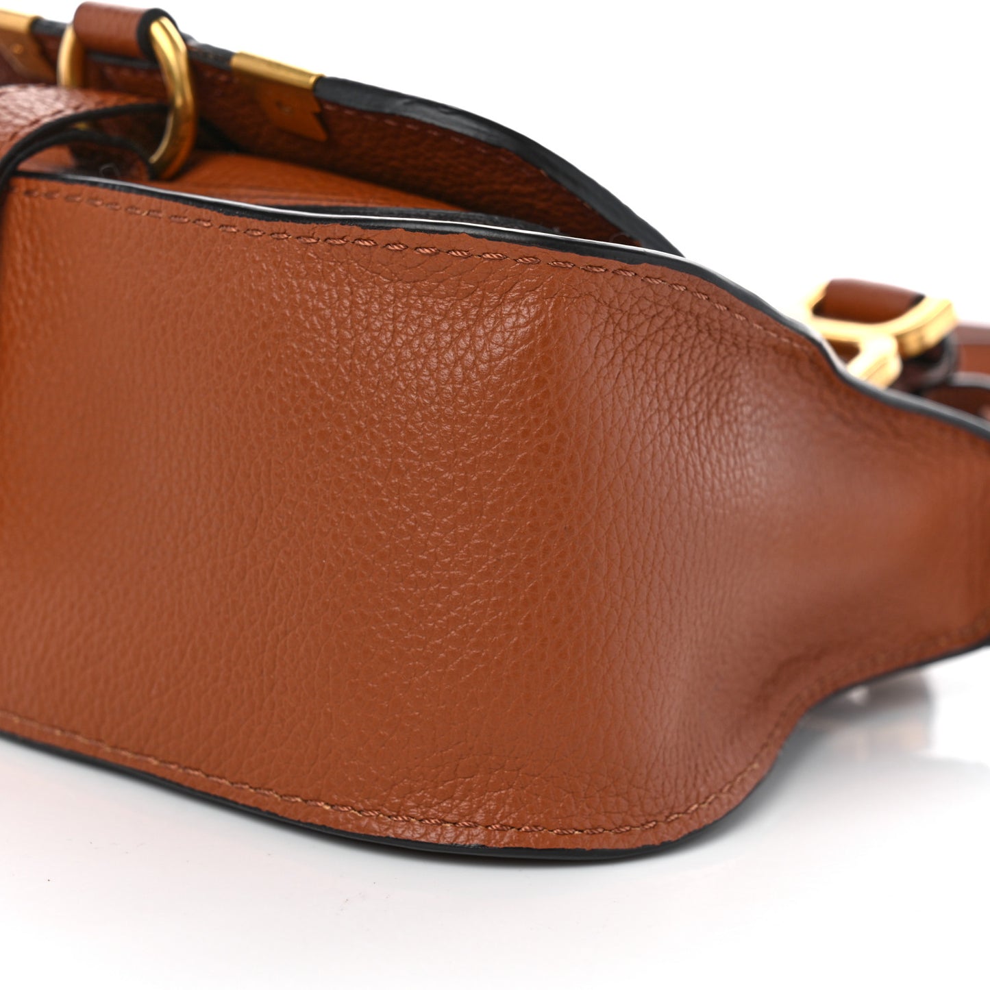 Calfskin Mini Marcie Satchel Tan