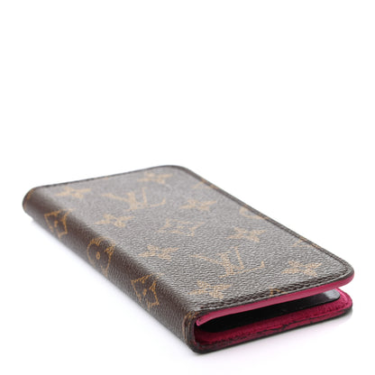Louis Vuitton Monogram iPhone X Folio Case Rose Pop 4 of 6