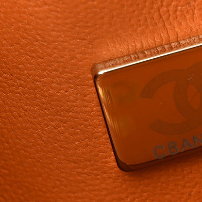 Chanel Caviar Quilted Medium Double Flap Light Brown 7 of 9