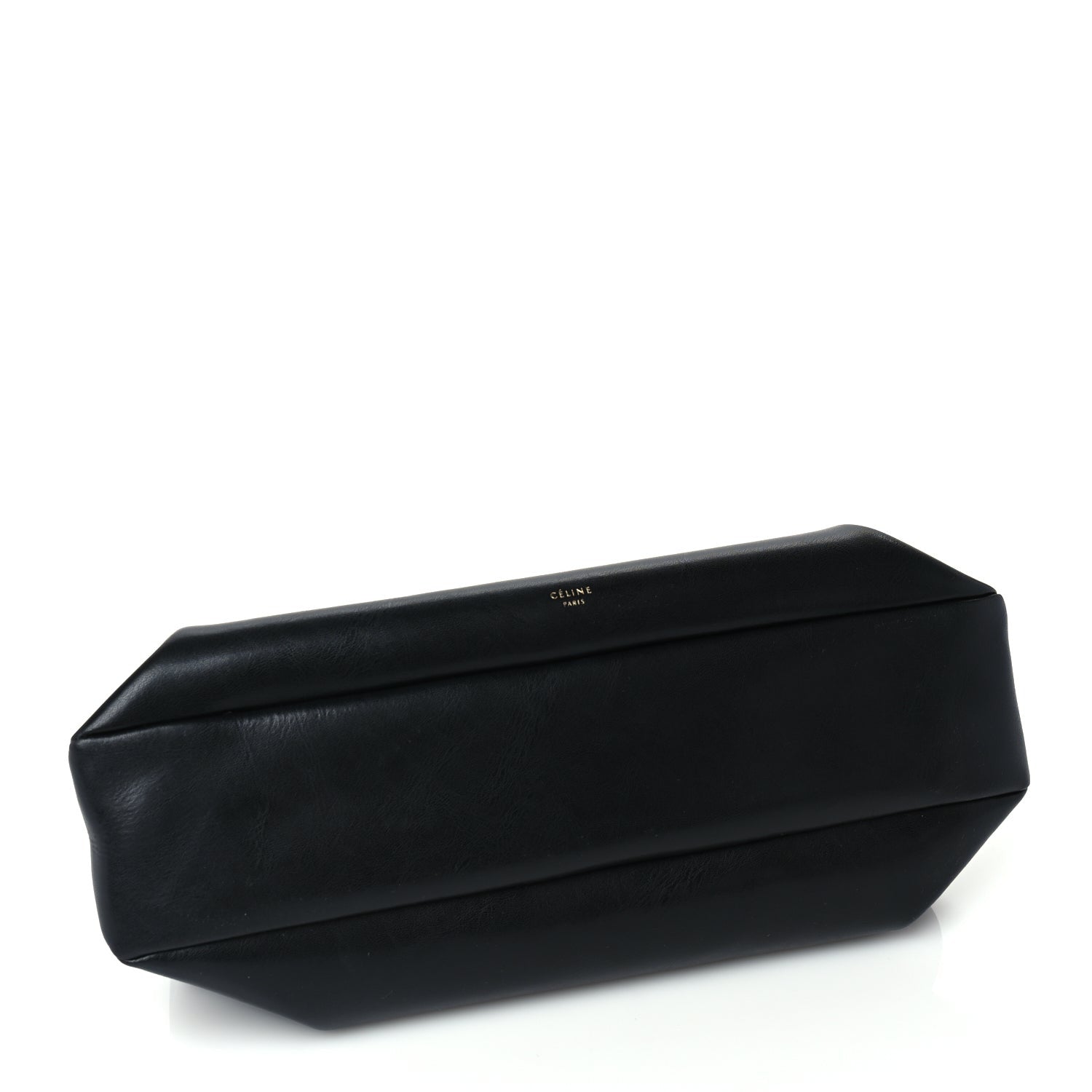 Celine Smooth Calfskin Eyelet Small Top Handle Bag Black 3 of 8